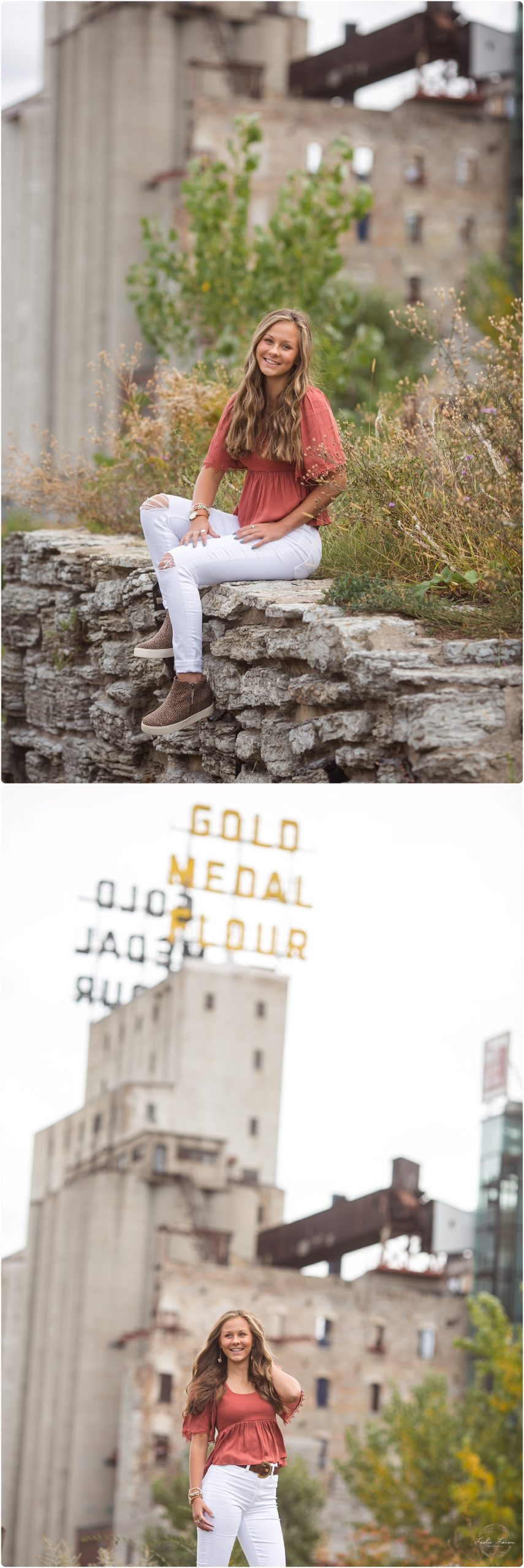 Mill City Ruins Minneapolis Leslie Larson Photography Senior